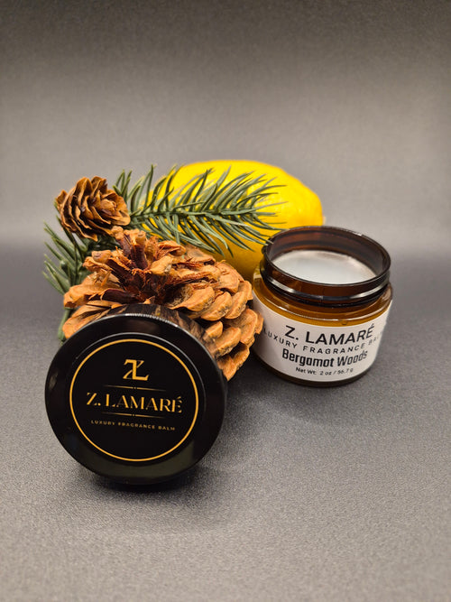 Bergamot Woods-Luxury Fragrance Balm- Clean, Earthy, Elevated