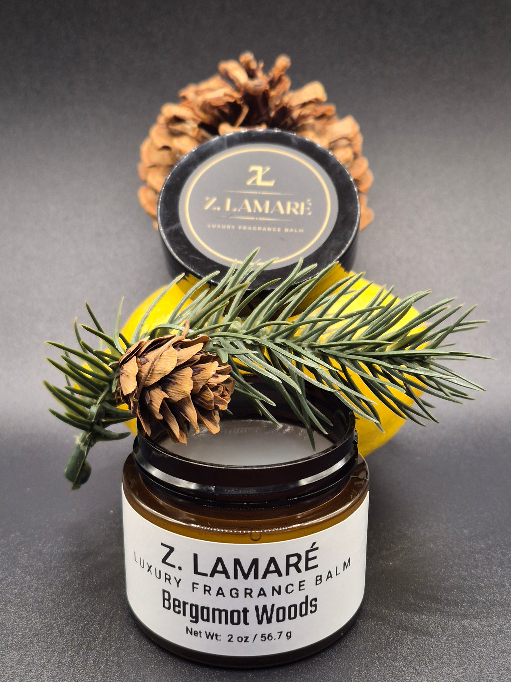 Bergamot Woods-Luxury Fragrance Balm- Clean, Earthy, Elevated