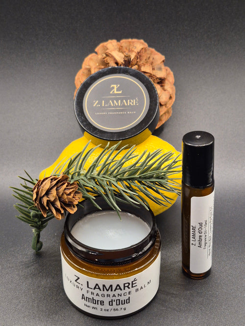 Ambre d'Oud- Luxury Fragrance Balm-Deep, Smooth, Ora