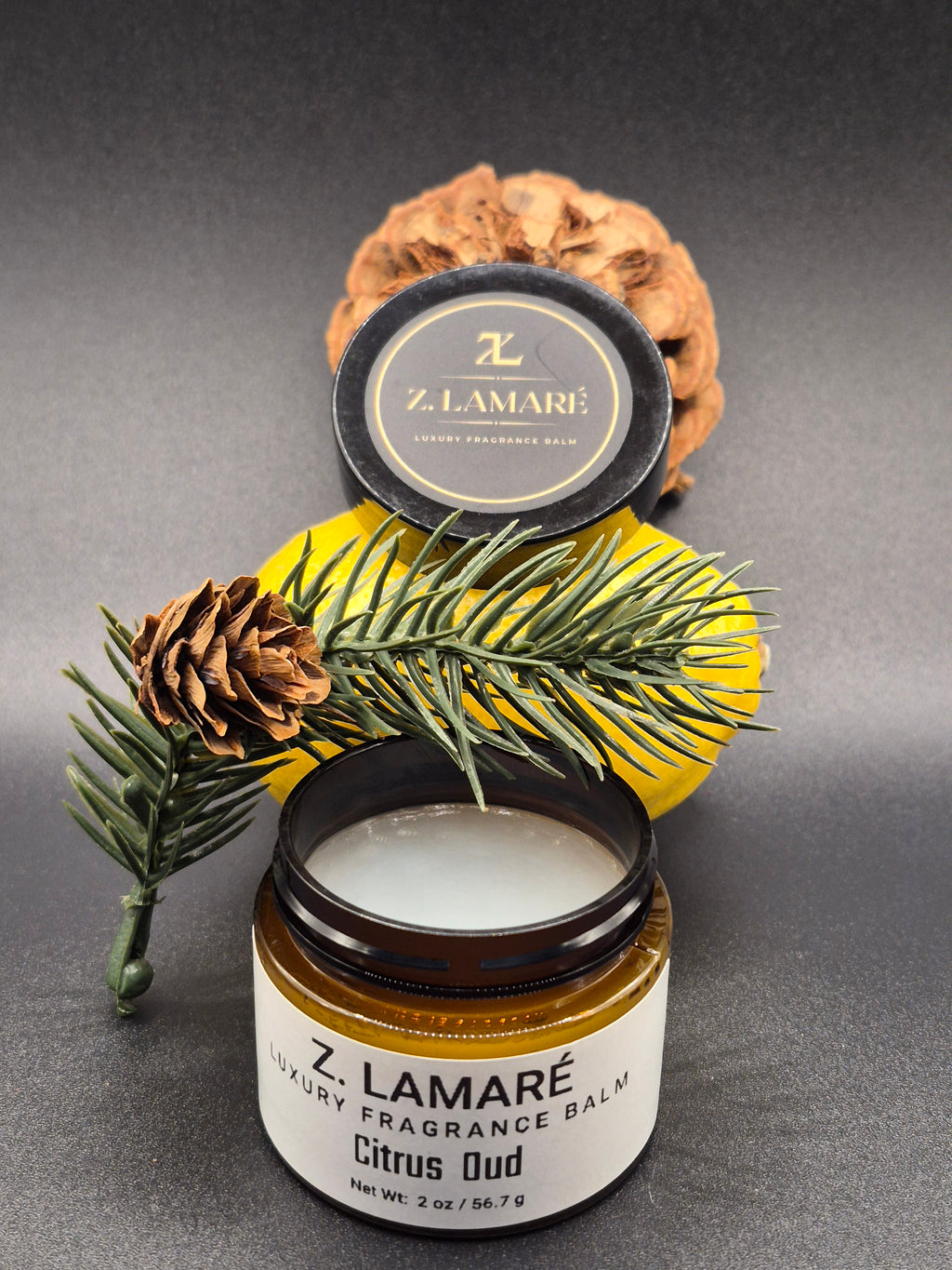 Citrus Oud- Luxury Fragrance Balm- Bright, Radiant, Soft