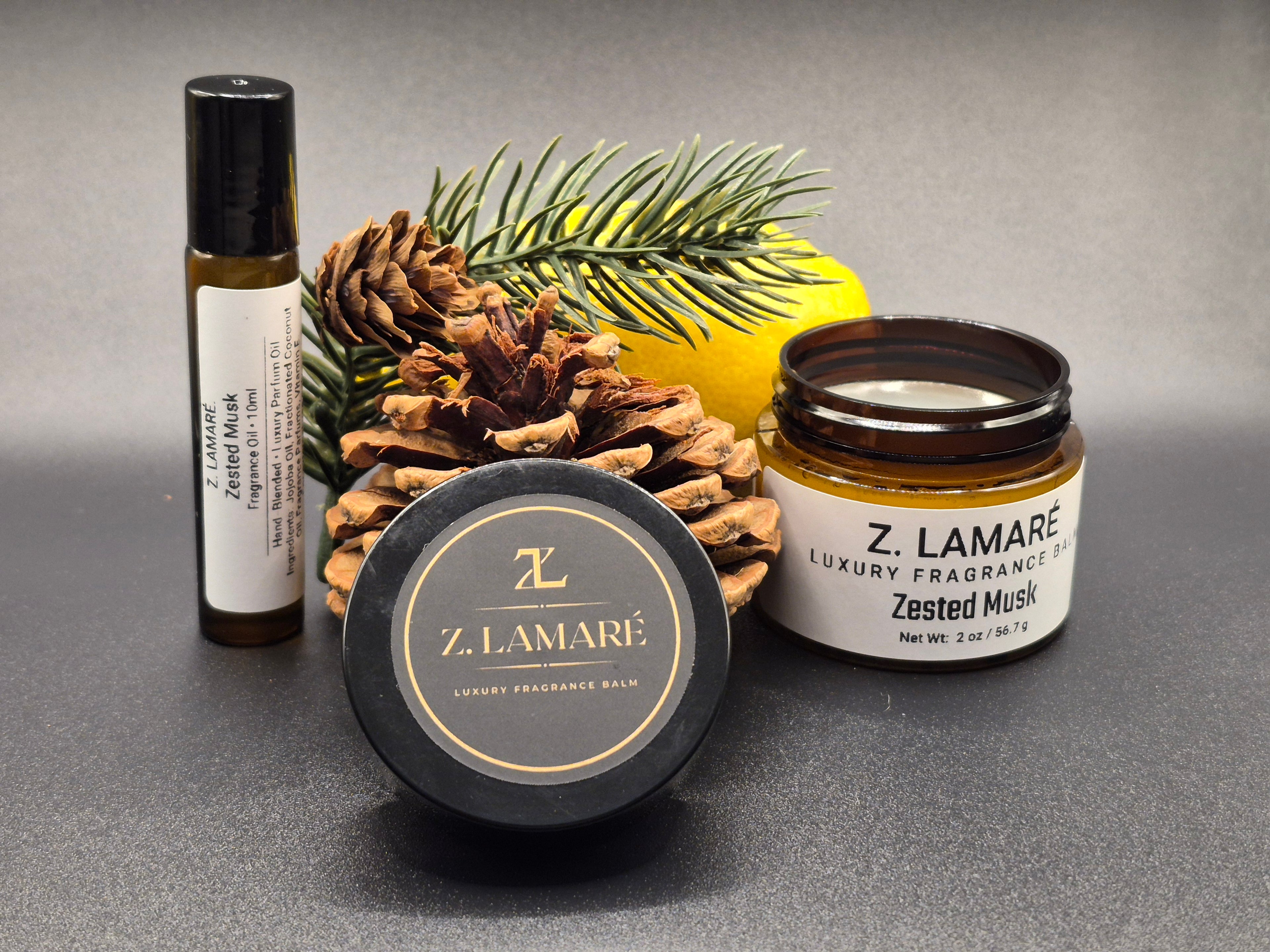 Zested Musk- Luxury Fragrance Balm - Bright, Smooth, Alluring