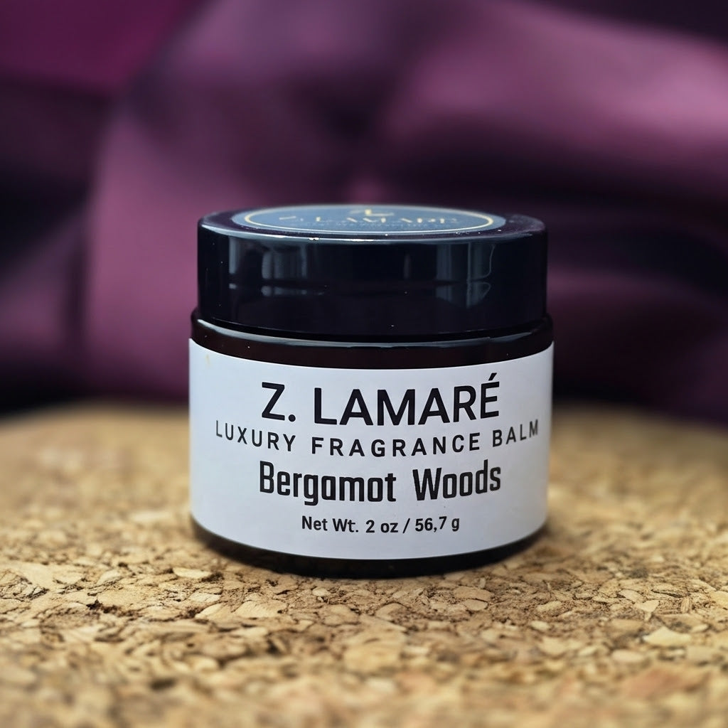 Bergamot Woods-Luxury Fragrance Balm- Clean, Earthy, Elevated